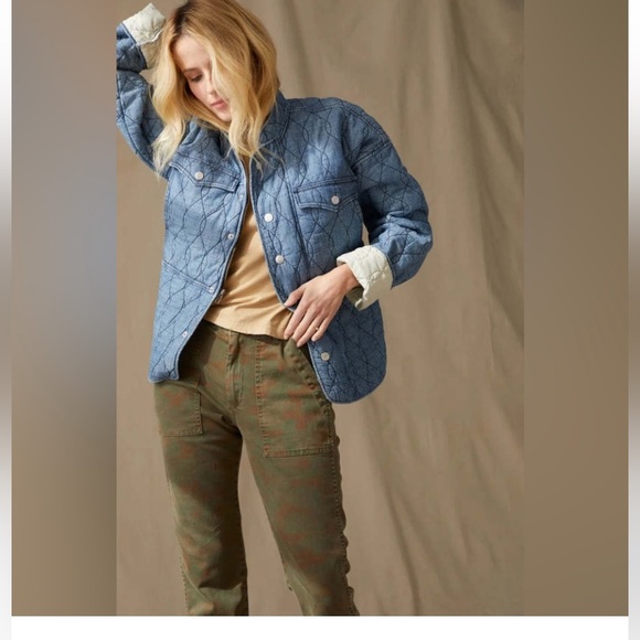 💙 AMO Denim Quilted Jacket - Picture 3 of 14